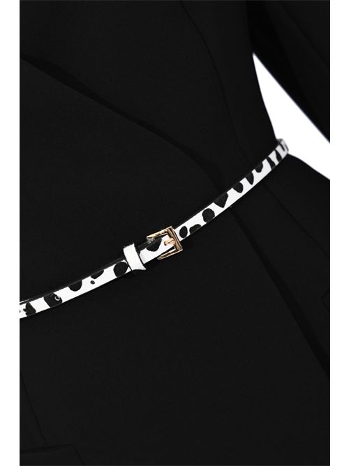 Giacca doppiopetto MSTQUINOA in cady con cintura MAX MARA STUDIO | 2616041035600001